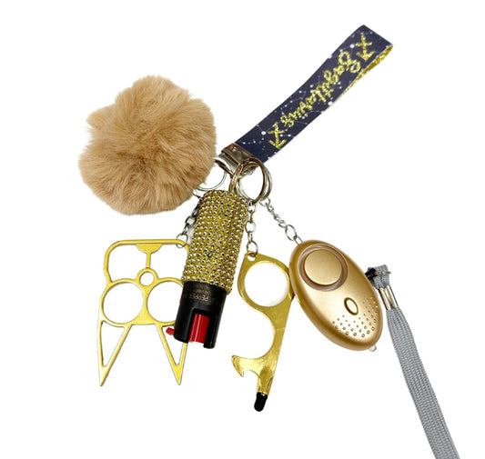 sagittarius Safety Keychain