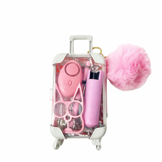 Pink Mini Suit Case Defense Bundle