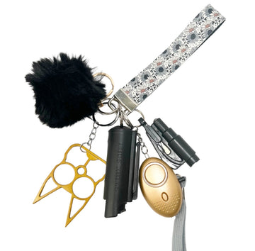 Flower Self Defense Keychain