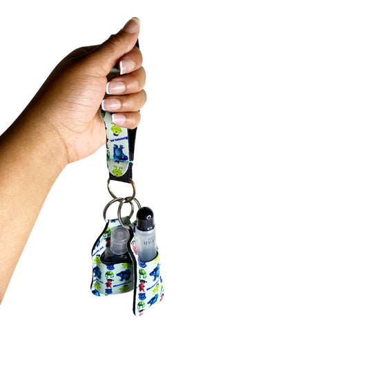 Monster Inc Wristlet & Lip Gloss & Hand Sanitizer Holder