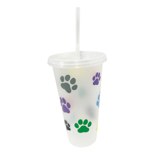 Dog Paw Tumbler Cup