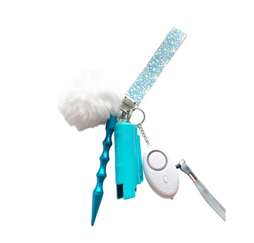 Snowflake Sparkle Self Defense Keychain