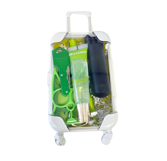 Green Mini Suit Case Bundle