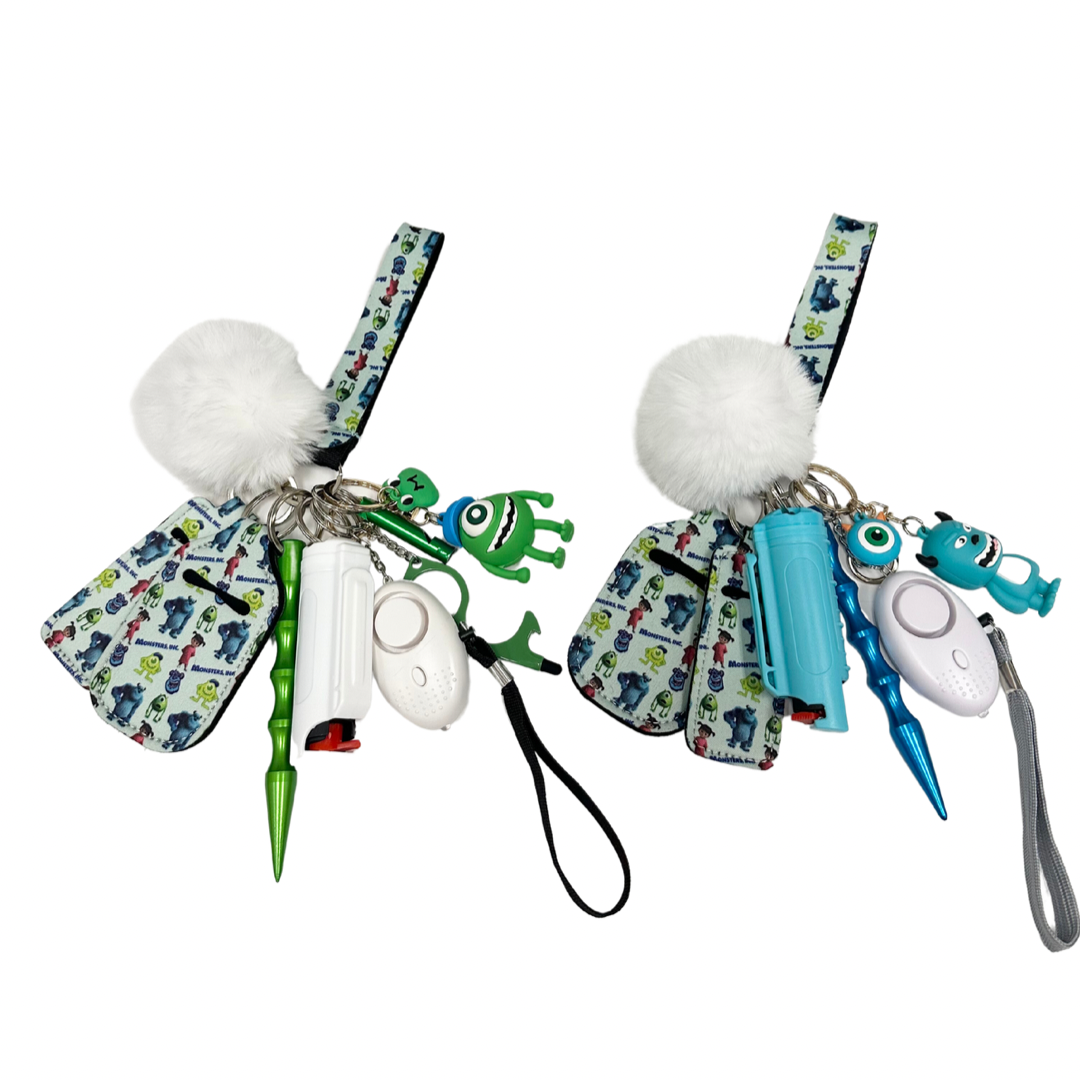 Monster Inc Safety Keychains Bundle