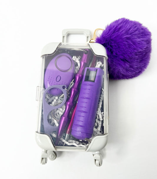 Purple Mini Suitcase Defense Bundles