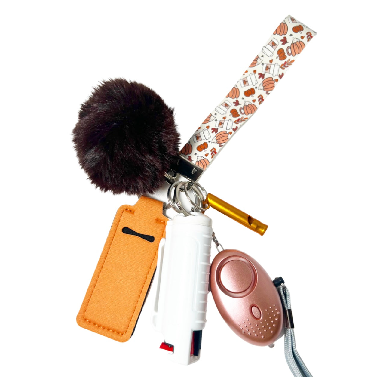 Pumpkin Spice Self Defense Keychain
