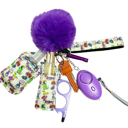 Angelica From Rugrats Self Defense Keychain