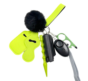 Lime Self Defense Keychain