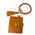 Wristlet Keychain Bracelet & ID & Debit Card Holder Tan
