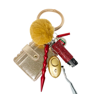 Red Velvet Self Defense Keychain