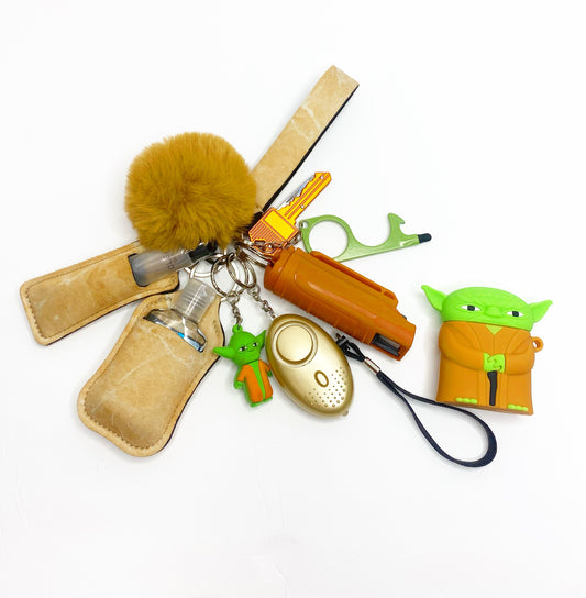 Baby Yoda Defense Keychain