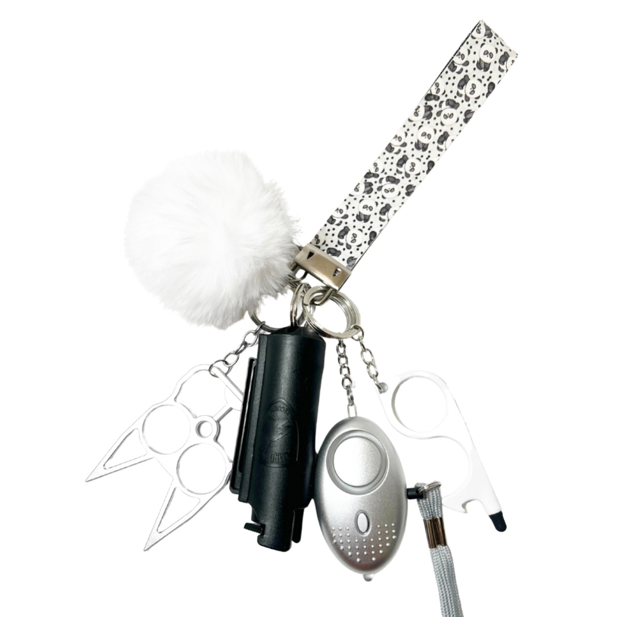 Key Ring - White/panda - Ladies