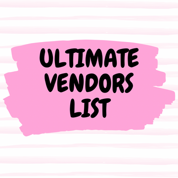 Ultimate Vendors List